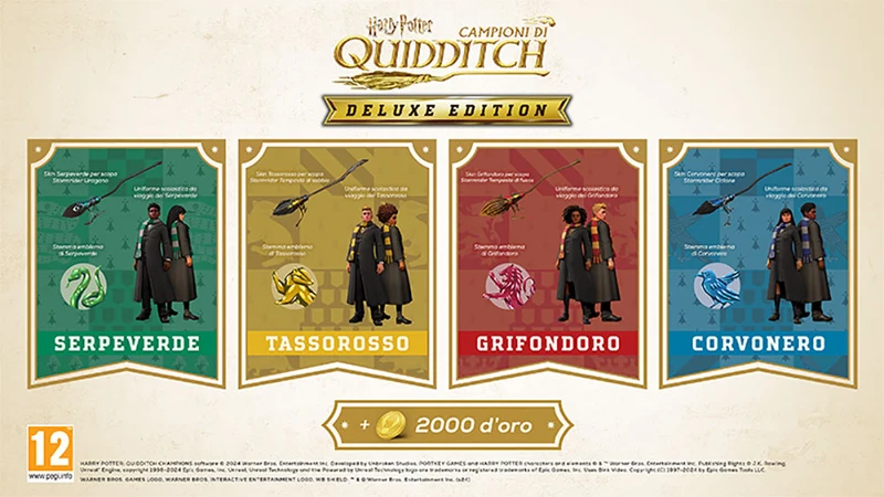 Harry Potter Campioni di Quidditch Deluxe Edition Playstation 4 Edizione Europea [PRE-ORDINE]