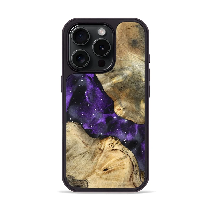 iPhone 16 Pro Wood Phone Case - Aliya (Cosmos, 830054)
