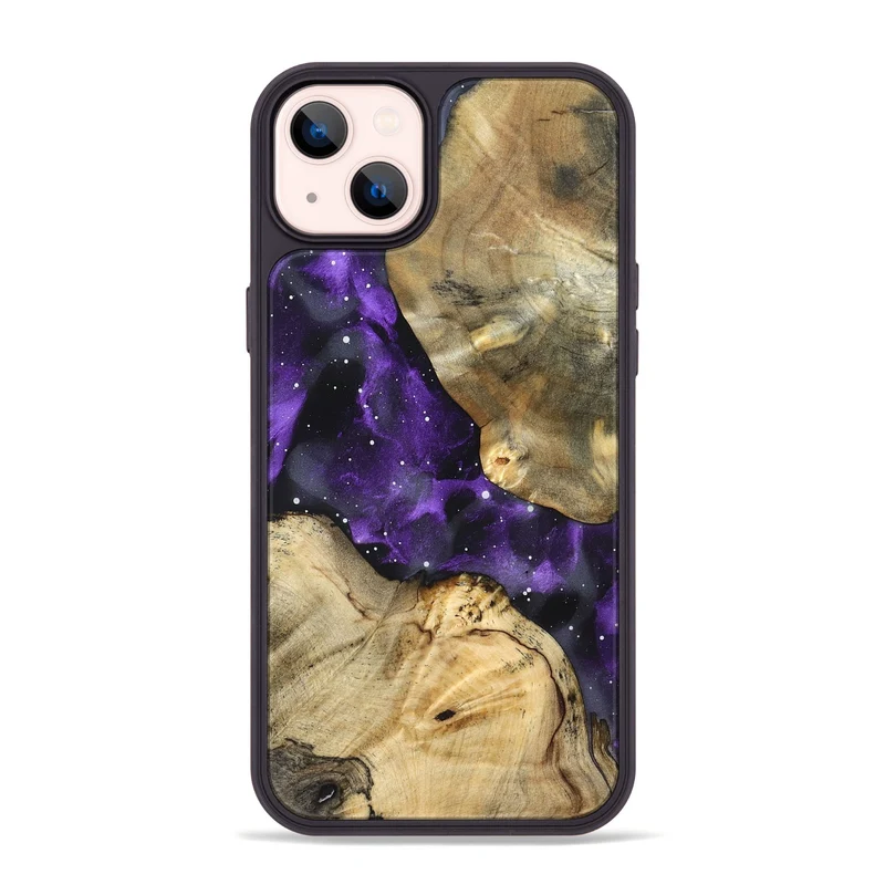 iPhone 14 Plus Wood Phone Case - Aliya (Cosmos, 830054)
