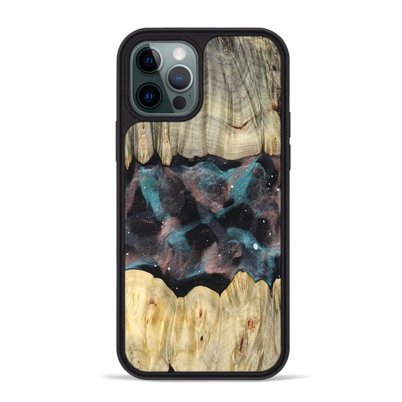 iPhone 12 Pro Max Wood Phone Case - Brodie (Cosmos, 830055)