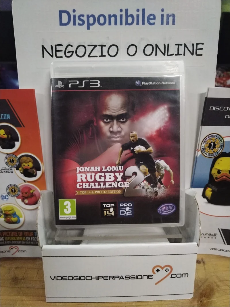 JONAH LOMU RUGBY CHALLENGE 2 PS3 (usato garantito)