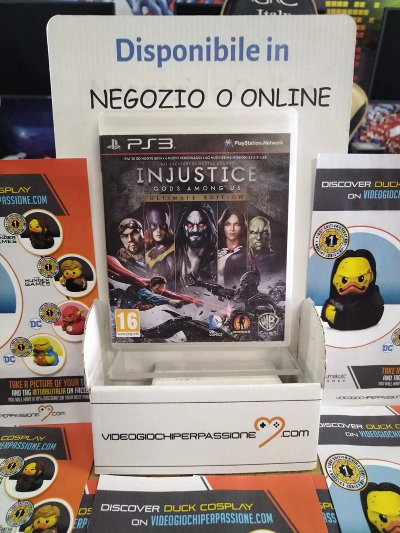 Injustice Gods Among us Ultimate Edition Ps3 (usato garantito)(versione ita.)