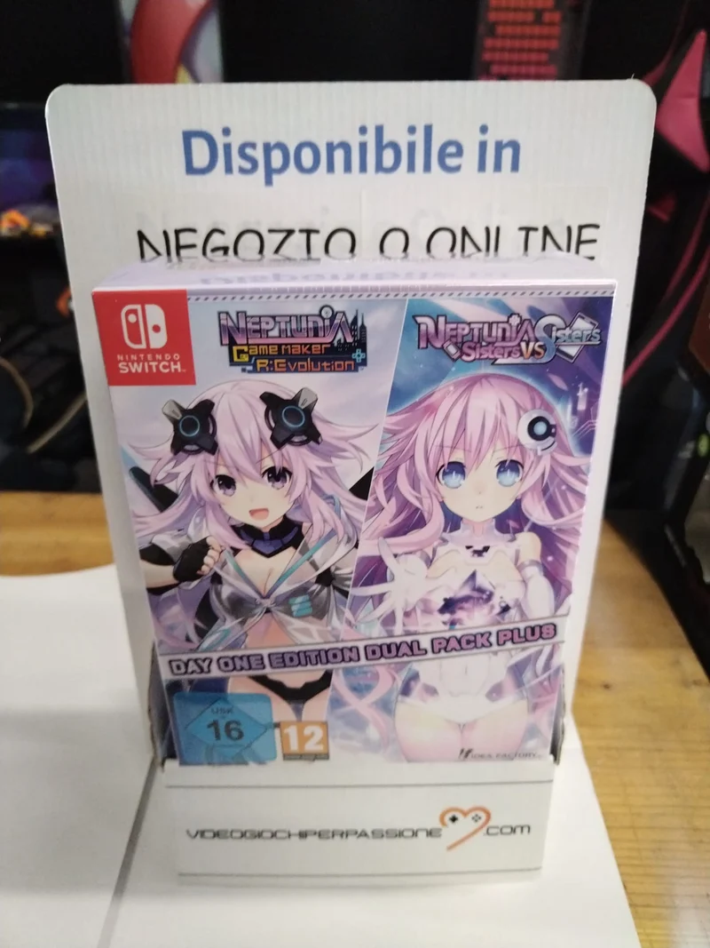 Neptunia Game Maker R:Evolution / Neptunia: Sisters VS Sisters - Day One Edition Dual Pack Plus (Nintendo Switch)