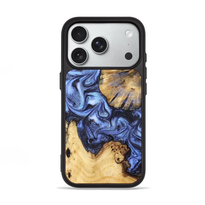iPhone 18 Pro Wood Phone Case - Nala (Blue, 829953)