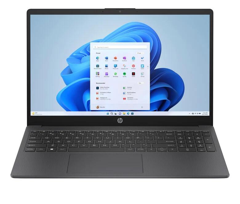 HP 15-fc0041nl AMD Ryzen™ 5 7520U Computer portatile 39,6 cm (15.6") Full HD 8 GB LPDDR5-SDRAM 256 GB SSD Wi-Fi 6 (802.11ax) Windows 11 Home Grigio
