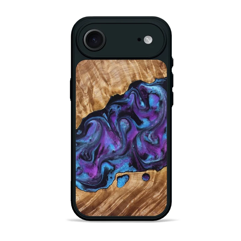 iPhone 17 Air Wood Phone Case - Warren (Purple, 830013)