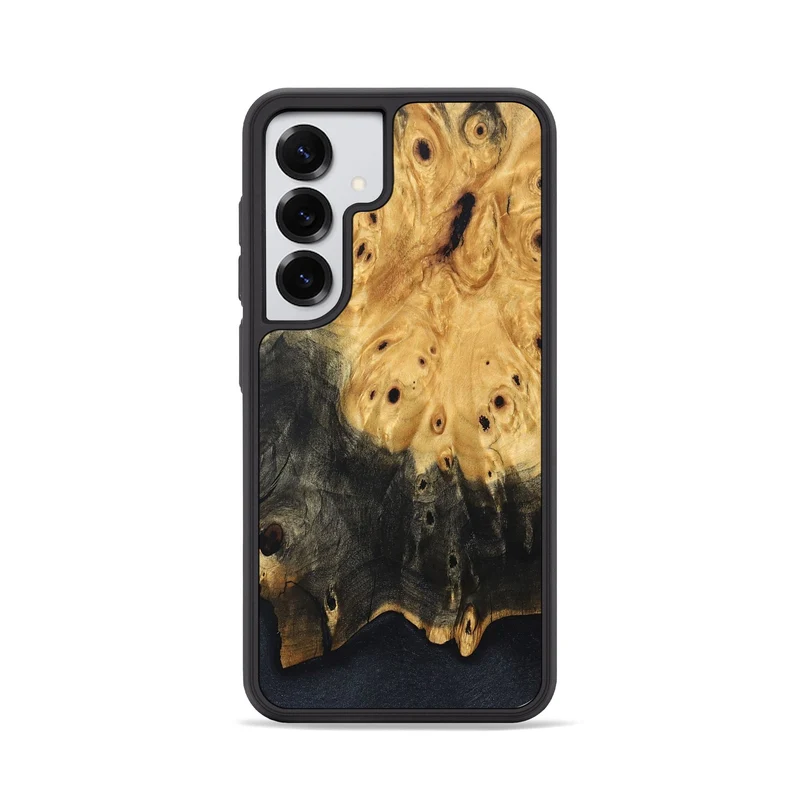 Galaxy S25 Wood Phone Case - Natalya (Wood Burl, 829991)