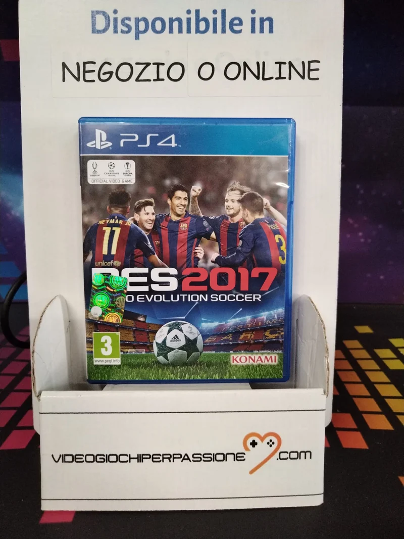 PES 2017 PLASTATION 4 versione ita.(usato garantito)