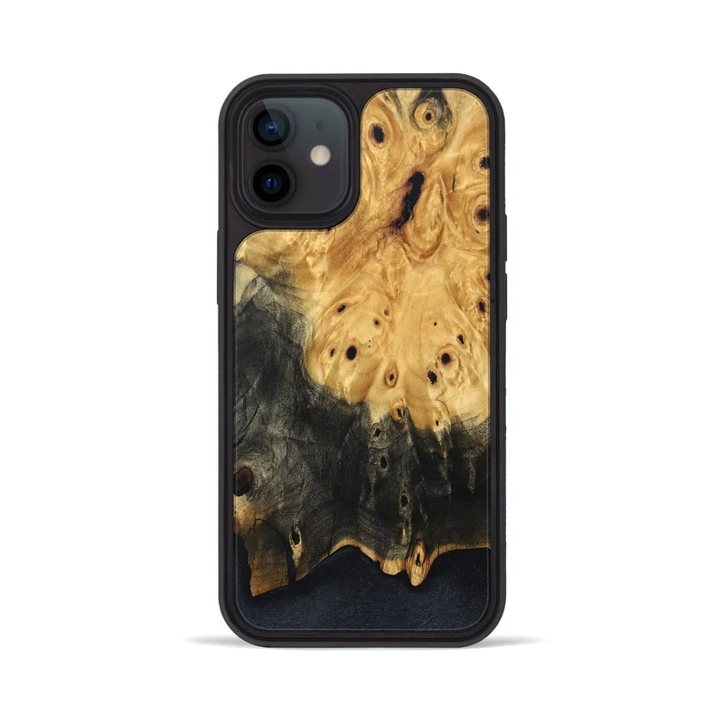 iPhone 12 Wood Phone Case - Natalya (Wood Burl, 829991)