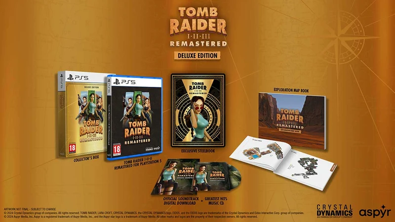 Tomb Raider I-III Remastered Starring Lara Croft Deluxe Ed. Playstation 5