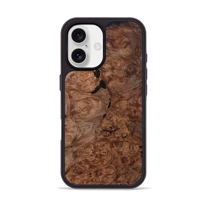 iPhone 17 Wood Phone Case - Hobart (Wood Burl, 830019)