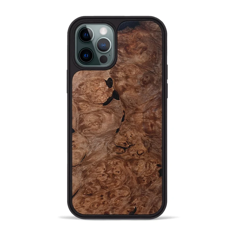 iPhone 12 Pro Max Wood Phone Case - Hobart (Wood Burl, 830019)