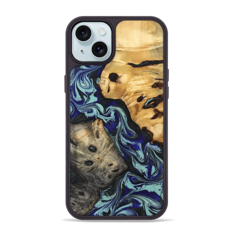 iPhone 15 Plus Wood Phone Case - Wilton (Green, 829980)