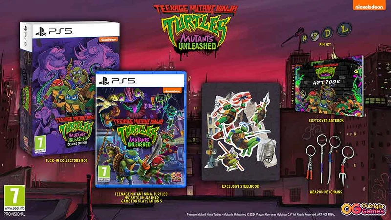 Teenage Mutant Ninja Turtles Mutants Unleashed Deluxe Ed. Playstation 5