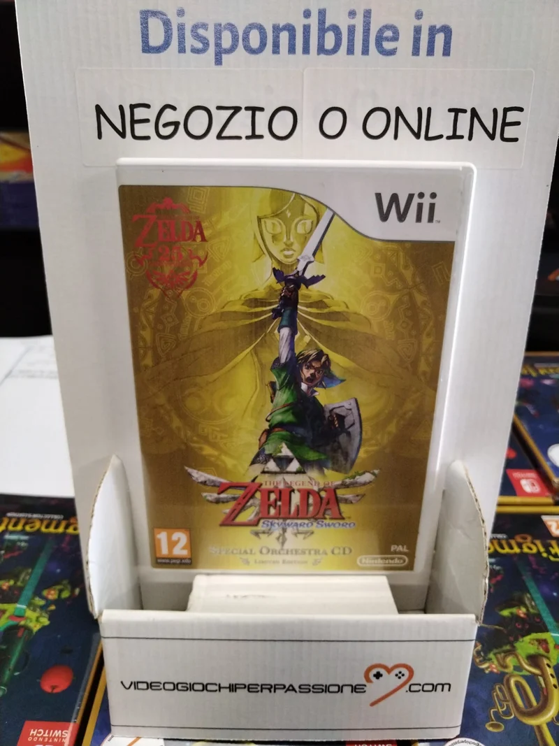 THE LEGEND OF ZELDA SKYWARD SWORD NINTENDO WII (usato garantito)(versione ing.)