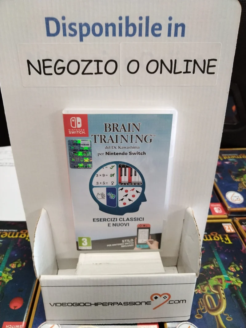 Brain Training del Dr. Kawashima per Nintendo Switch Edizione italiana (usato)(garantito)