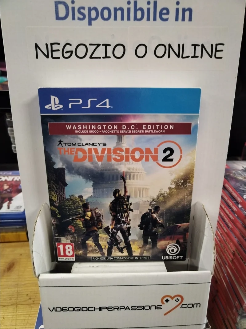 TOM CLANCY'S THE DIVISION 2 WASHINGTON D.C. EDITION PS4 (versione ita.)(usato garantito)