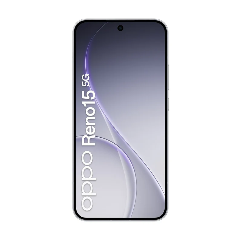 OPPO Reno15 5G AI Smartphone, Tripla fotocamera 50+50+8MP, Selfie 50MP, Display 6.59” 120HZ AMOLED FHD+, 6500mAh, RAM 8GB(Esp2GB/4GB/8GB)+ROM 512GB [Versione Italia], Aurora White