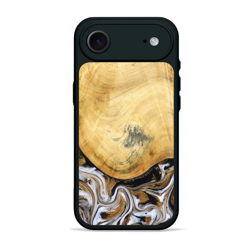 iPhone 17 Air Wood Phone Case - Kamiyah (Black & White, 830030)