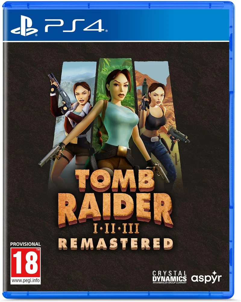 Tomb Raider I-III Remastered Starring Lara Croft Playstation 4 Edizione Europea