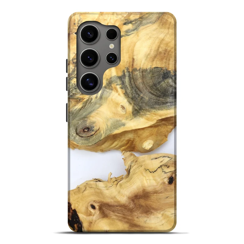 Galaxy S25 Ultra Wood Live Edge Phone Case - Charlee (Clear, 829830)