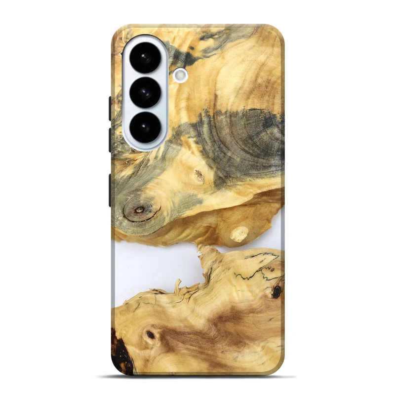 Galaxy S26 Plus Wood Live Edge Phone Case - Charlee (Clear, 829830)