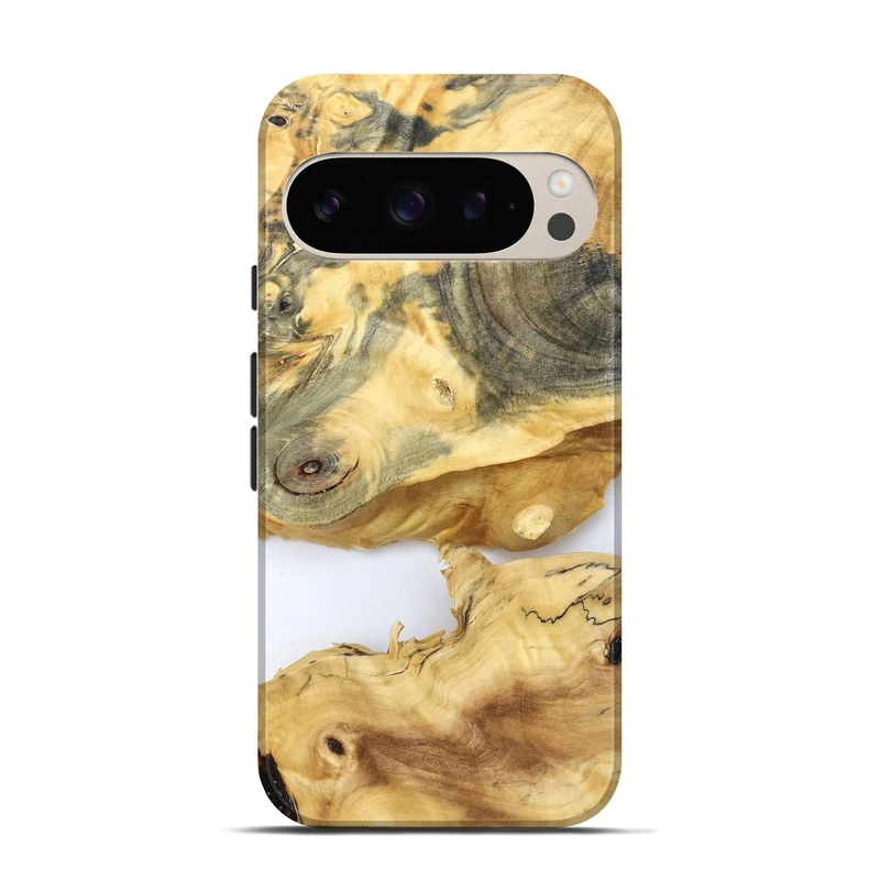 Pixel 10 Wood Live Edge Phone Case - Charlee (Clear, 829830)