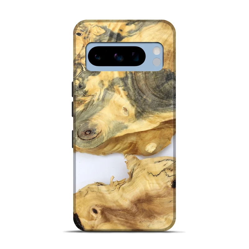 Pixel 8 Pro Wood Live Edge Phone Case - Charlee (Clear, 829830)
