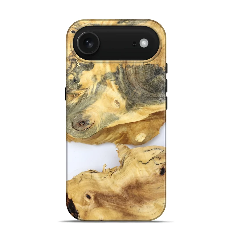 iPhone 17 Air Wood Live Edge Phone Case - Charlee (Clear, 829830)