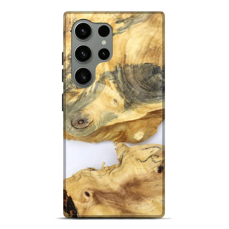 Galaxy S24 Ultra Wood Live Edge Phone Case - Charlee (Clear, 829830)