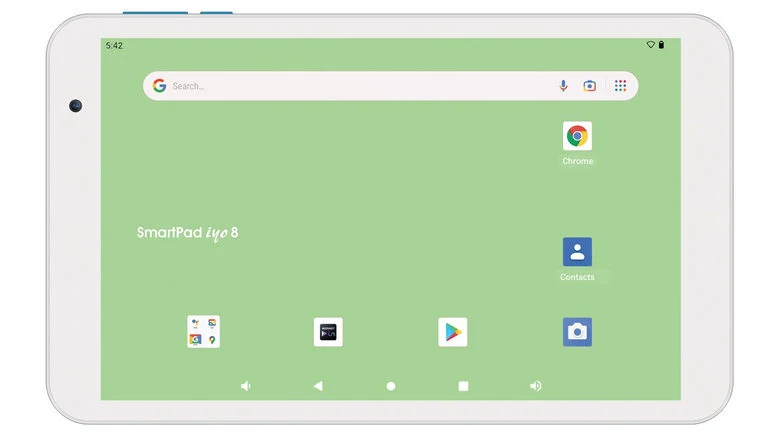 Mediacom SmartPad 8 32 GB 20,3 cm (8") Cortex 3 GB Android 12 Blu, Bianco