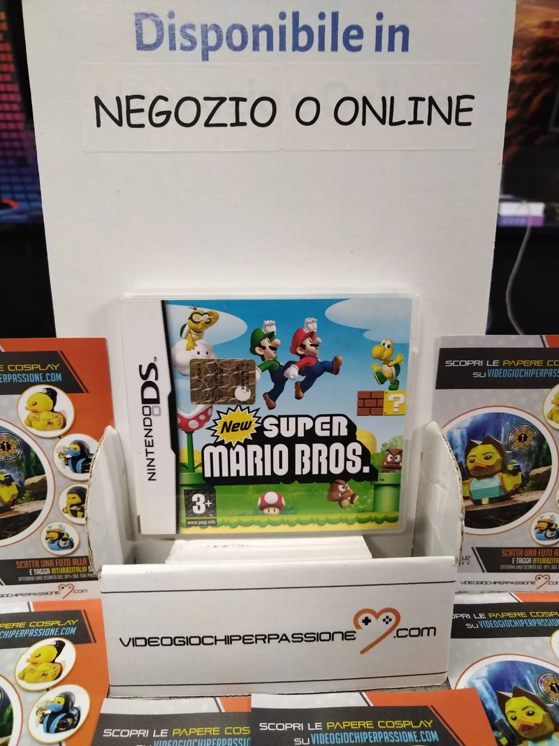 NEW SUPER MARIO BROS NINTENDO DS (usato garantito)(versione ita.-spa.)