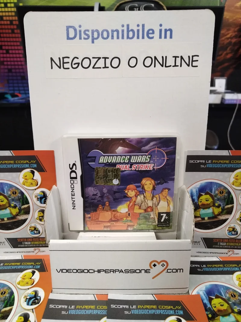 ADVANCE WARS DUAL STRIKE NINTENDO DS (usato garantito)(versione ita. spa.)