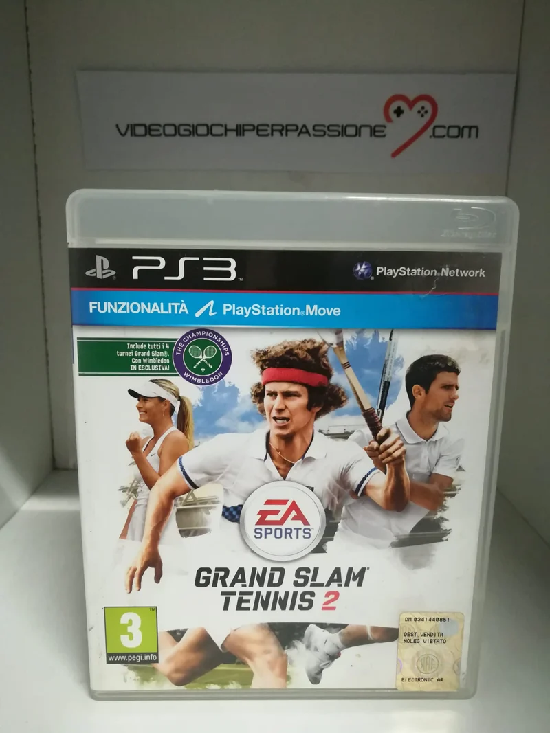 GRAND SLAM TENNIS 2 PS3 (usato garantito)(versione italiana)