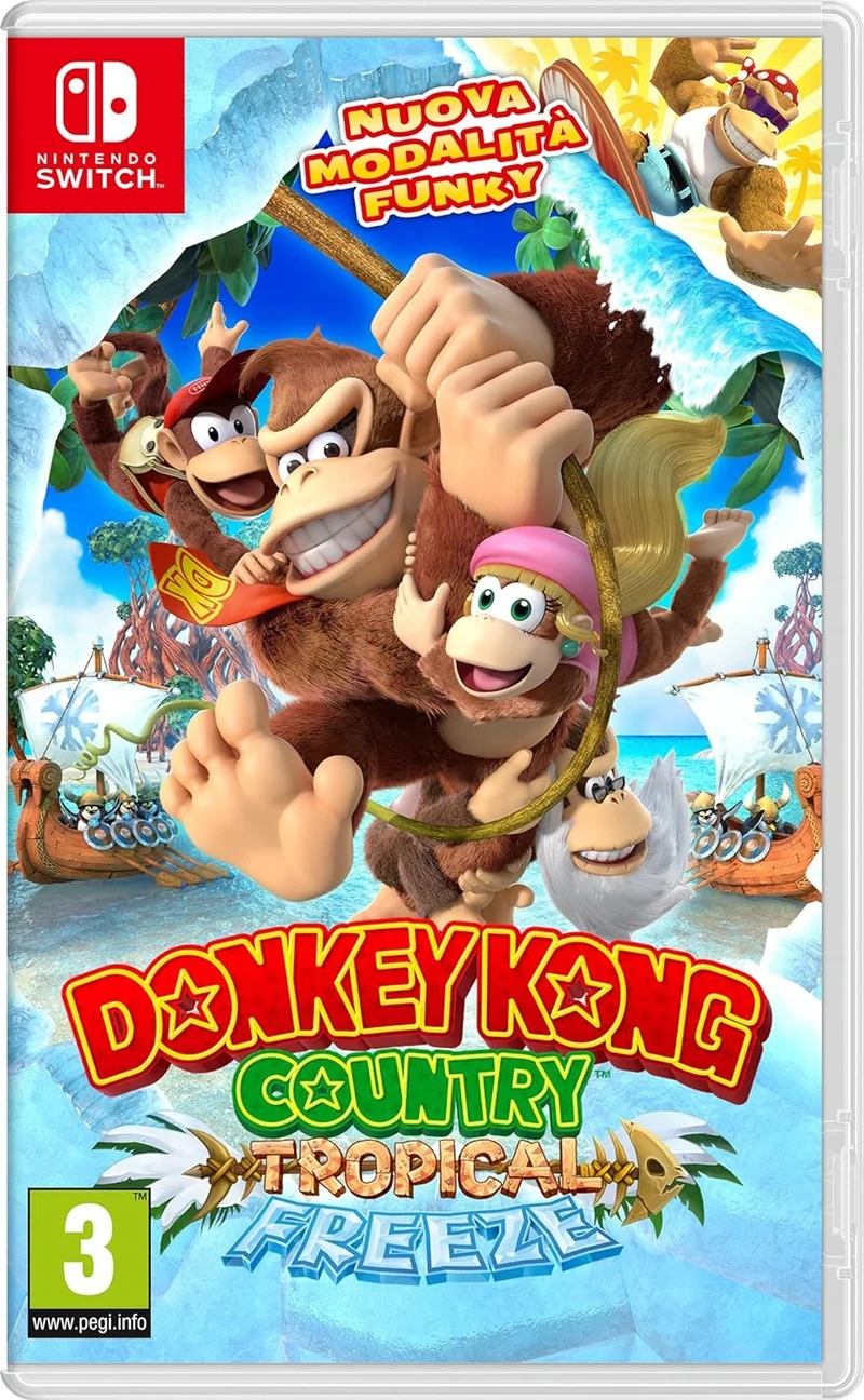 Donkey Kong Country: Tropical Freeze Nintendo Switch Edizione ITALIANA