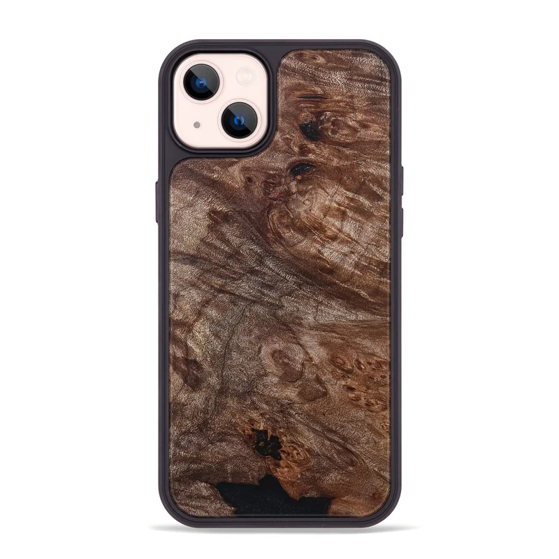 iPhone 14 Plus Wood Phone Case - Atharv (Wood Burl, 830024)