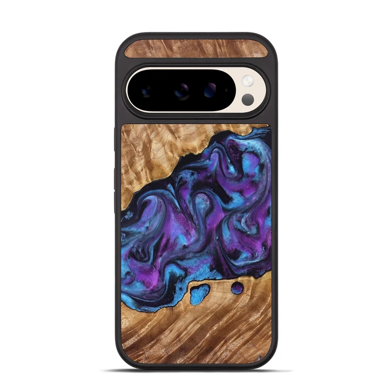 Pixel 10 Pro Wood Phone Case - Warren (Purple, 830013)