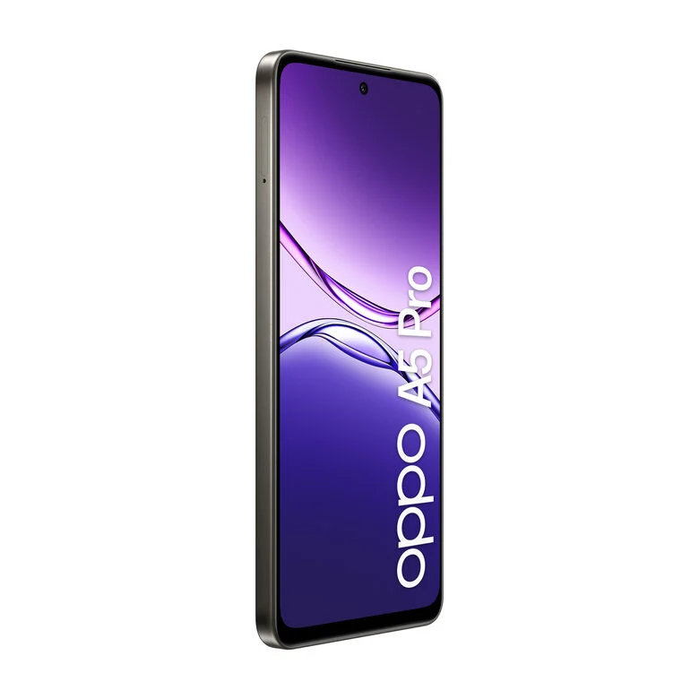 OPPO A5 Pro Smartphone, Foto AI 50MP, Frontale 8MP, Display 6.67” 90HZ LCD HD+, 5800mAh, RAM 8(Esp4GB/6GB/8GB)+ROM 256GB (esp1TB), IP69, [Versione Italia], Black Brown