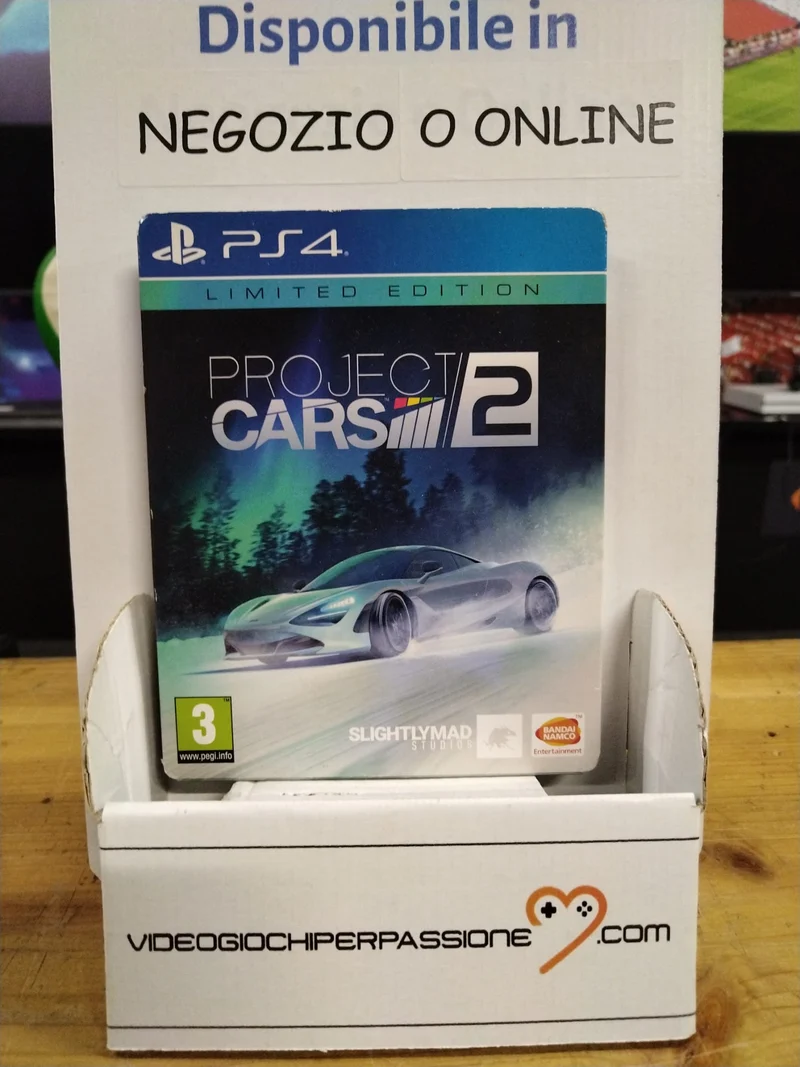 PROJECT CARS 2 LIMITED EDITION PS4 (usato garantito)(versione ita.)