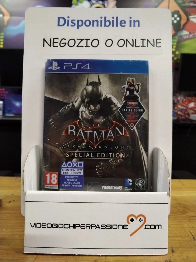 BATMAN ARKHAM KNIGHT PS4 SPECIAL EDITION(usato garantito)(versione italiana)