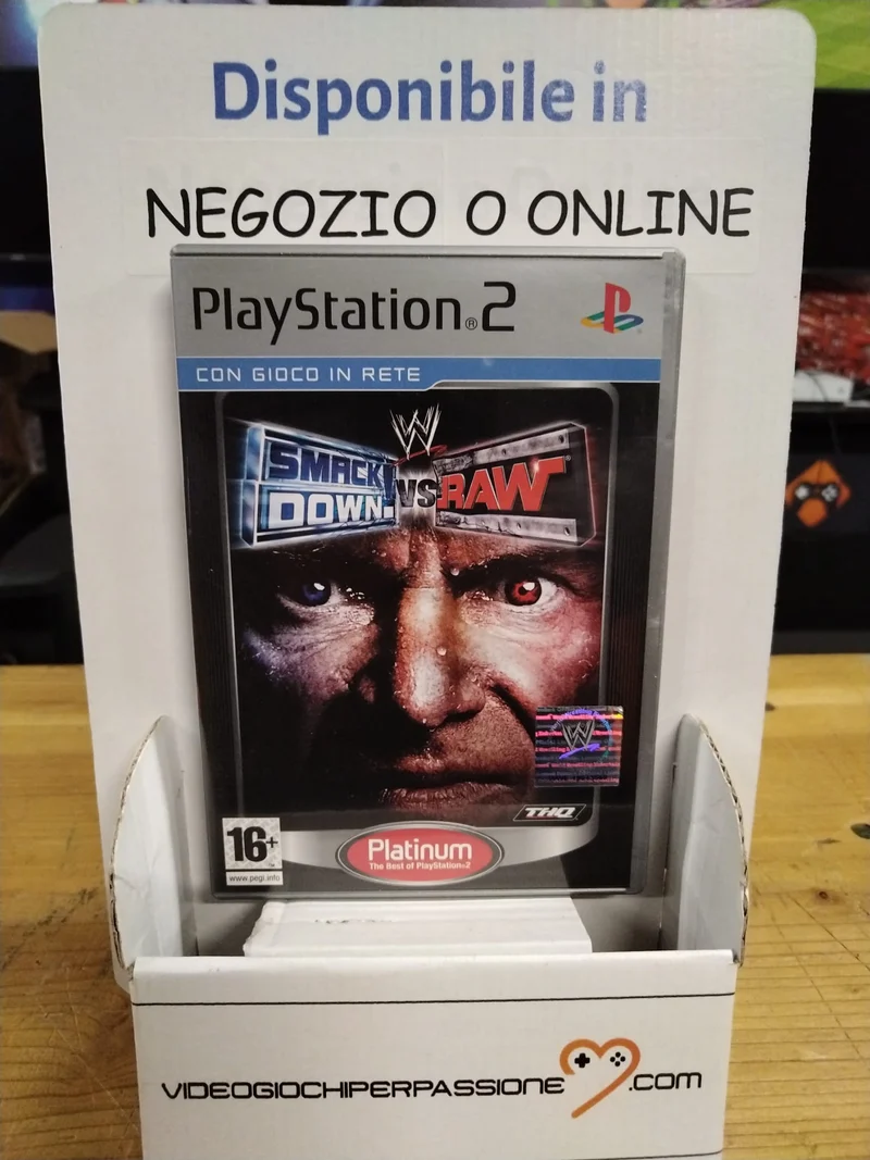 SMACK DOWN ! VS RAW PS2 (versione italiana)(usato)