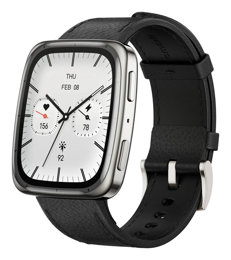 Amazfit Active 2 Square Vetro zaffiro con display AMOLED Pagamento contactless 5 sistemi satellitari & mappe offline Durata della batteria fino a 10 giorni