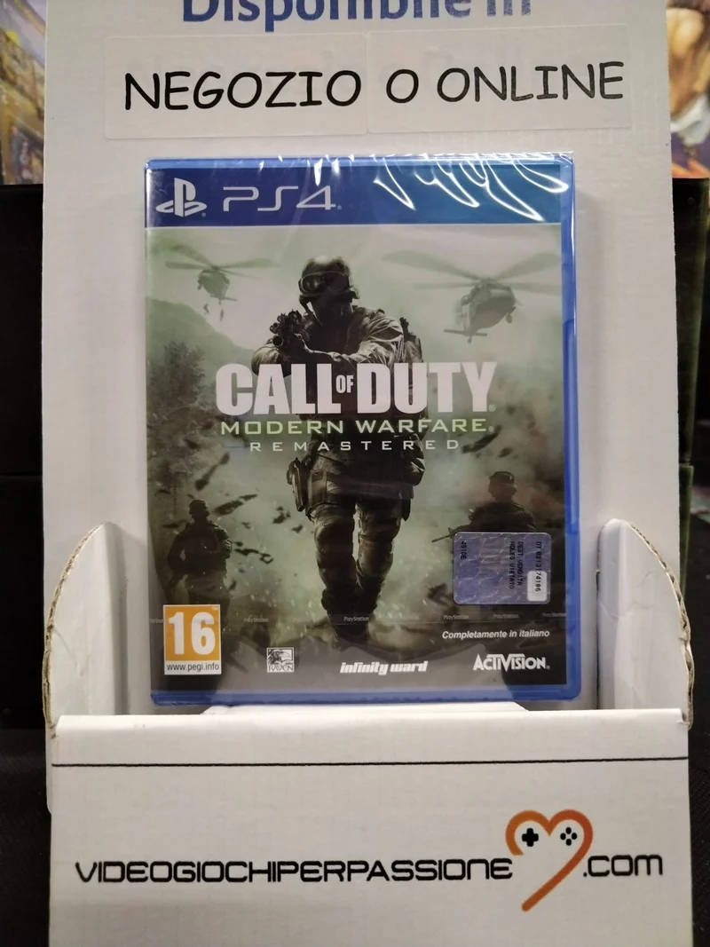 CALL OF DUTY MODERN WARFARE REMASTERED PS4 (completamente in italiano)