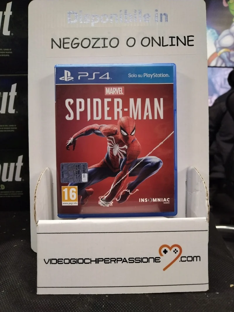 Spider-Man Marvel Playstation 4 Edizione Italiana(usato garantito)