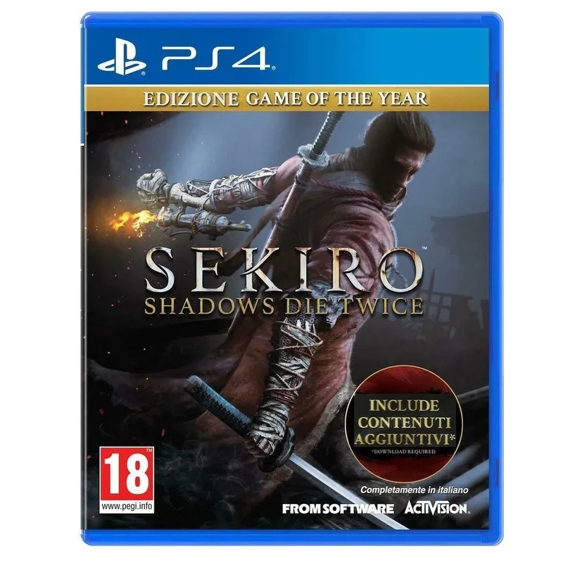 Sekiro Shadows Die Twice Playstation 4 GAME THE YEAR EDITION Edizione Italiana