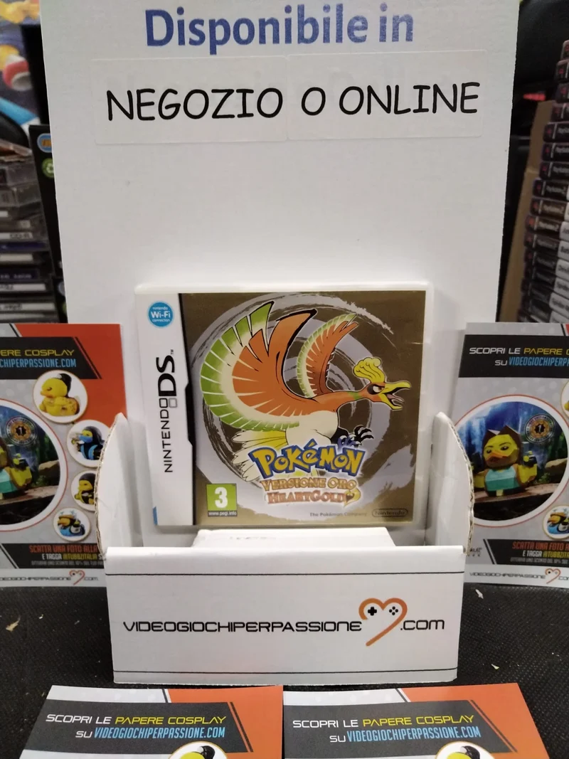 POKEMON VERSIONE ORO HEARTGOLD NINTENDO DS (versione ita. usato garantito)