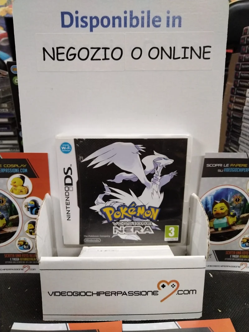 POKEMON VERSIONE NERA NINTENDO DS (versione ita. usato garantito)