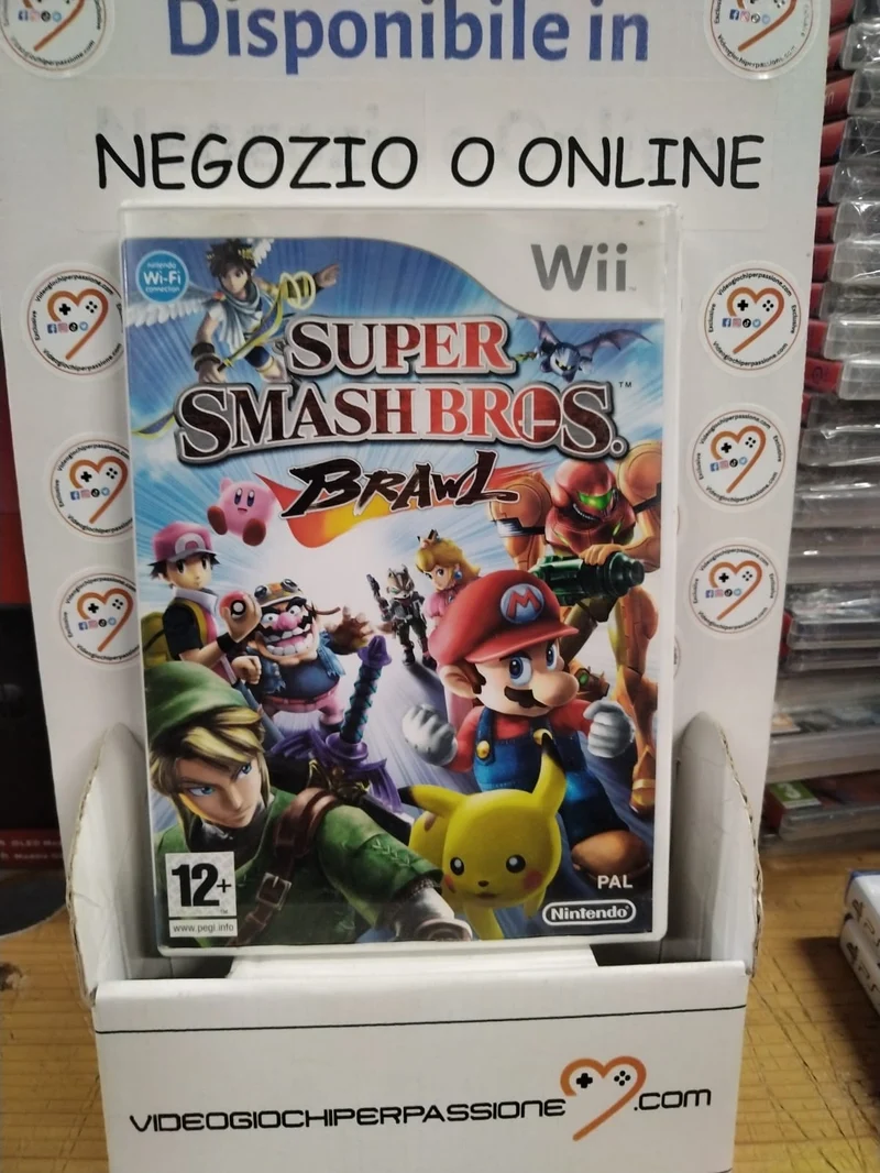 SUPER SMASH BROS. BRAWL NINTENDO WII (usato)(versione ita.)(senza manuale)