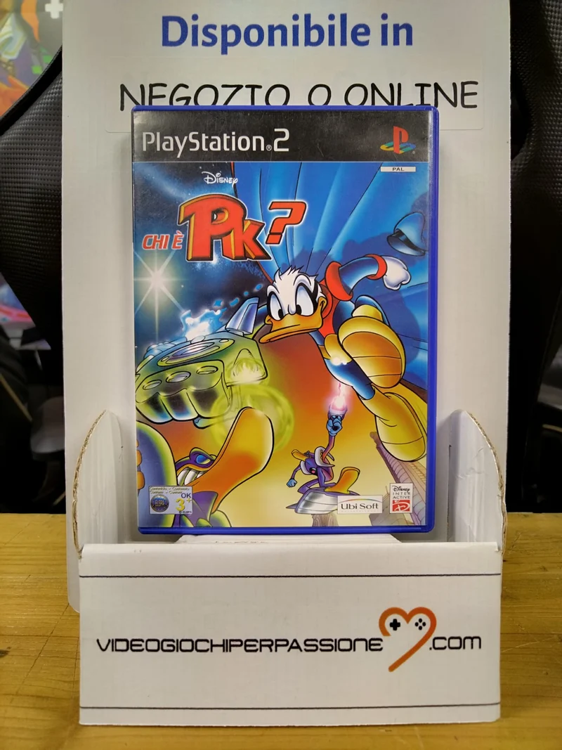 DISNEY PAPERINO-CHI E PK? PS2 (usato garantito)(versione italiana)