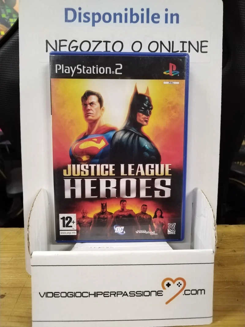 JUSTICE LEAGUE HEROES PS2 (usato garantito)(versione italiana)